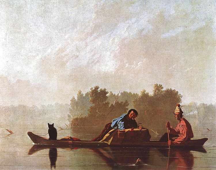 Bingham, George Caleb Fur Traders Going down the Missouri